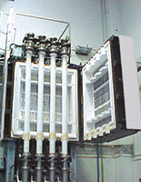 Tube furnace for pyrolysis